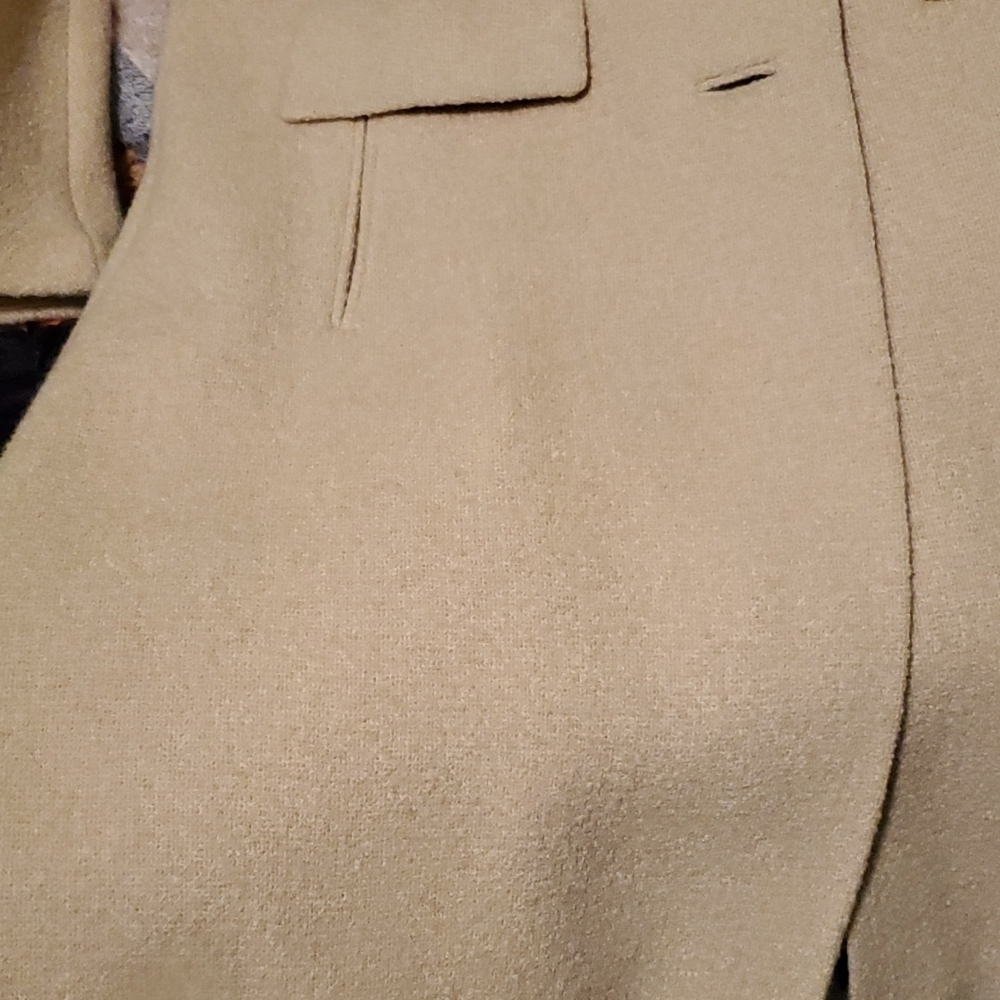 Hockanum Vintage 1950's Coat Camel Mink collar , front pockets - Picture 7 of 7